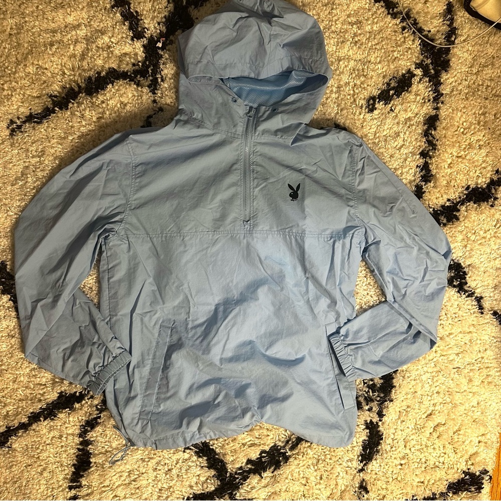 Men’s Pacsun PlayBoy Nylon Quarter Zip Jacket